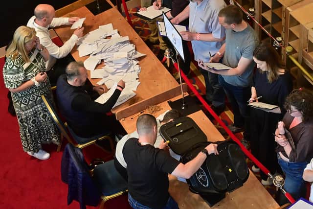 Counting of votes  begin on Friday  at Belfast City Hall  in Northern Ireland's council elections.