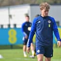 Cameron McGeehan during training at The Dub in Belfast ahead of N Ireland’s UEFA Euro 2024 Qualifier fixtures against San Marino and Finland. PIC: Colm Lenaghan/Pacemaker