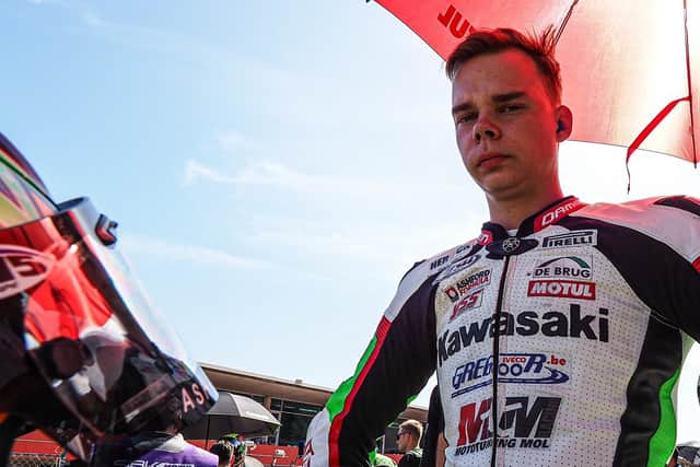 Dutch rider Victor Steeman was injured in a serious crash in the first World Supersport 300 race at Portimao in Porugal on Saturday.