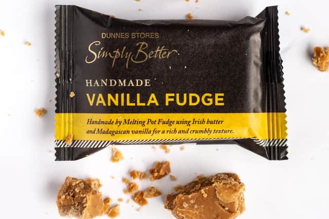 Melting Pot fudge from Belfast packaged for Dunnes Stores