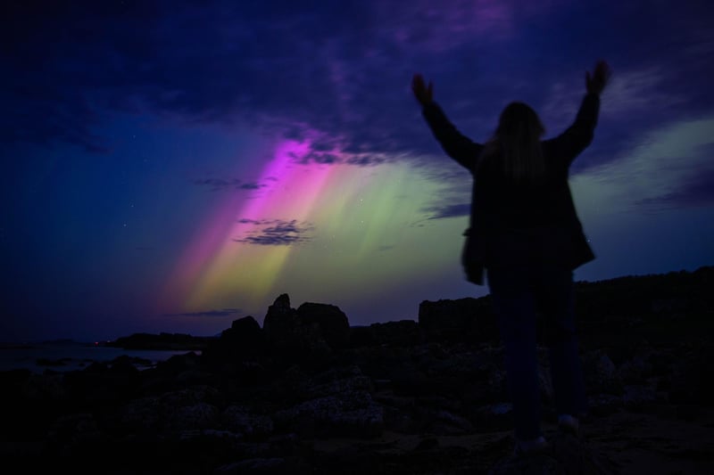 A severe geomagnetic storm has produced an incredible display of "Northern Lights" in Northern Ireland on Friday night. Images from Dunseverick County Antrim..Picture Steven McAuley/McAuley Multimedia