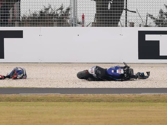 Northern Ireland's Jonathan Rea crashed out of Race 2 at Phillip Island in Australia on Sunday at the opening round of the 2024 World Superbike Championship