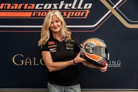 Maria Costello was paralysed in a crash during qualifying for the Sidecar class at th 2026 Isle of Man TT. (Photo credit: Maria Costello Racing)
