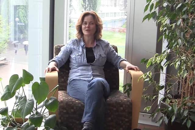 Dr Siobhan McElduff in a video from UBC