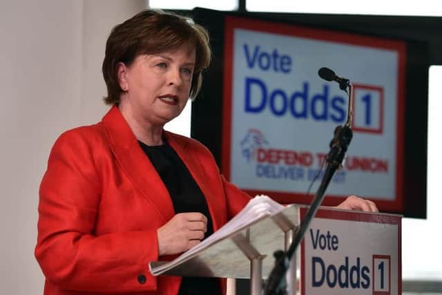 Diane Dodds, the DUP's health spokeswoman, condemned what she called transgender 'experimentation' on children