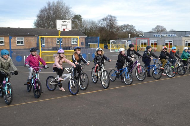 Year five pupils at Fairfield Endowed Junior School have taken part in cycle training programme Bikeability. All pupils passed the programme which will help to keep them safe.