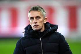 Kieran McKenna has announced he is stepping down as Ipswich boss to take a break from football. (Photo by Martin Rickett/PA Wire)