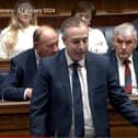 Paul Givan DUP MLA attacks Jim Allister in the assembly as it was reconvened on Saturday February 3 2024. A number of his party colleagues smiled during the withering assault on Mr Allister for being an "angry man" and a "political failure"