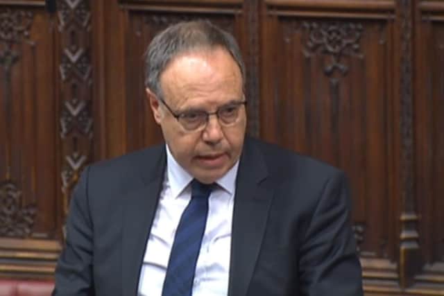 DUP peer Lord Dodds told the House of Lords tonight that the bill was "an affront to justice".