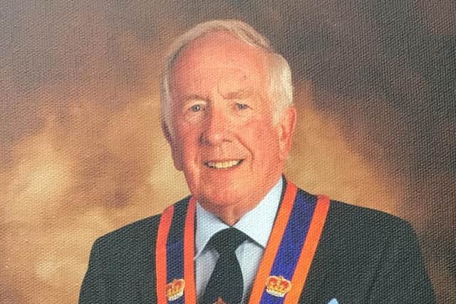 Former Grand Orange Lodge of Ireland Grand Secretary, John McCrea, who has passed away. Photo: Grand Orange Lodge of Ireland