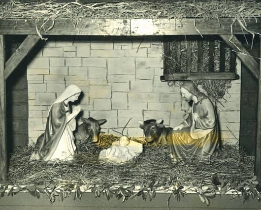 The shepherds in Bethlehem heard an angel proclaim that a saviour, the Messiah, had been born. These shepherds found and saw the baby Jesus in the manger