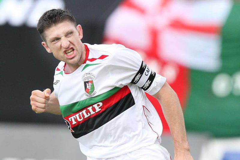 Glentoran were crowned Irish League champions for the 22nd time during the 2004/05 season and only conceded 22 goals in 38 games on their way to the title with defender Leeman named Ulster Footballer of the Year for his role in their triumph