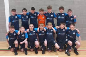 The Ballymoney United Youth Academy on their way to Spain