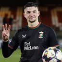 David Fisher has signed a new contract with Glentoran. PIC: Desmond Loughery/Pacemaker Press