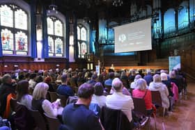 Around 130 people gathered at the Guildhall in Londonderry for a public discussion on the growing impact of artificial intelligence on society