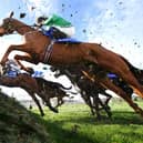 Action from the Red Rum Handicap Chase during day one of the Randox Grand National Festival at Aintree Racecourse, Liverpool.