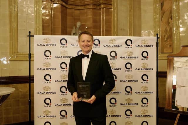 Mark Surgeoner with the British Chambers of Commerce International President’s Award
