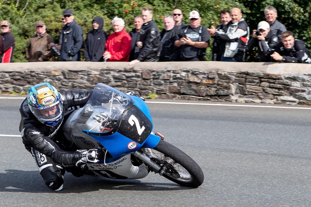The Bradford rider set a new MGP lap record on his way to victory in the Classic Senior race