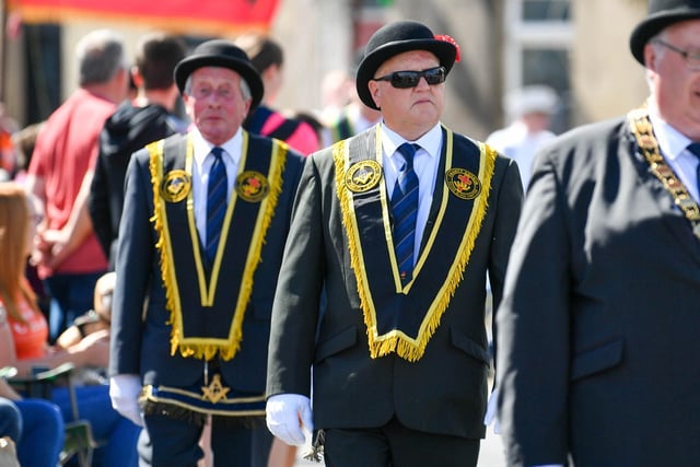 Ballyclare hosts the Royal Black Parade again after being postponed in 2020 due to the Pandemic.
