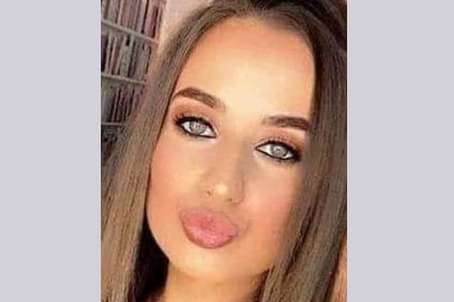 Chloe Mitchell was last seen in the early hours of Saturday June 3 in Ballymena town centre.