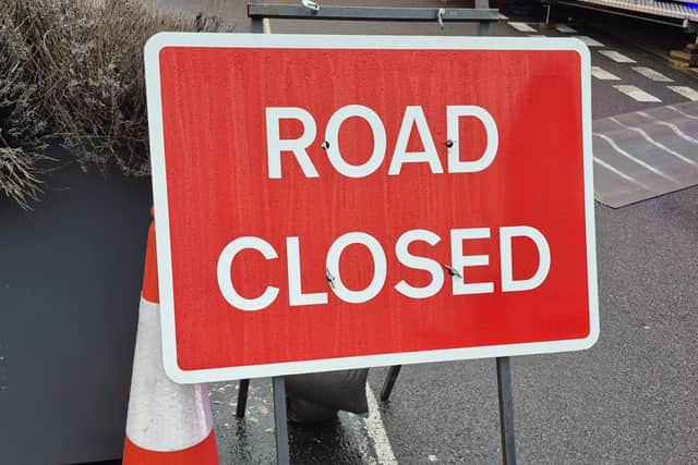 Road closed