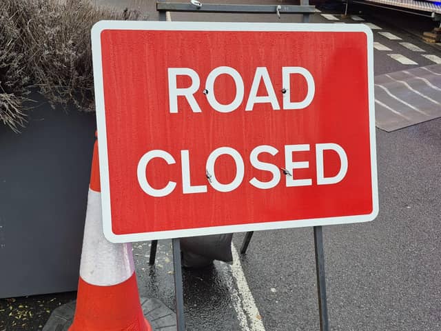 Road closed