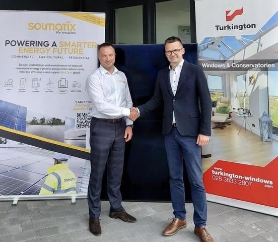 In June Solmatix announce a new strategic partnership with Turkington Windows