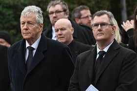 Former First Minister Peter Robinson (left) and DUP leader Jeffrey Donaldson  during the funeral for DUP MLA Christopher Stalford in February 2022.











































































































































































































































































































































































































































































Pic Colm Lenaghan/ Pacemaker 



















































































































































































































































































































































































































































































Pic Colm Lenaghan/ Pacemaker