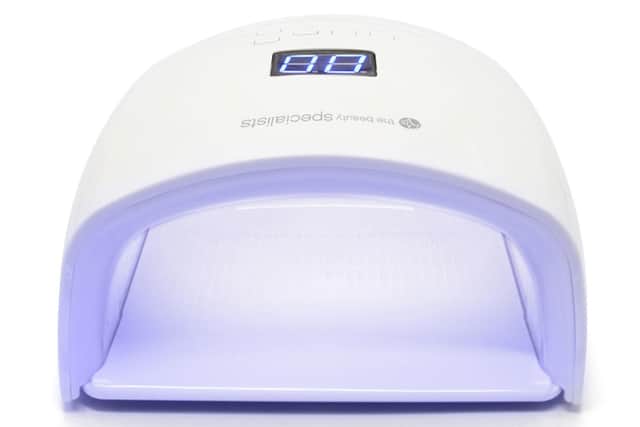 Rio Salon Pro Rechargeable UV and LED Lamp, £50, available from Argos.
