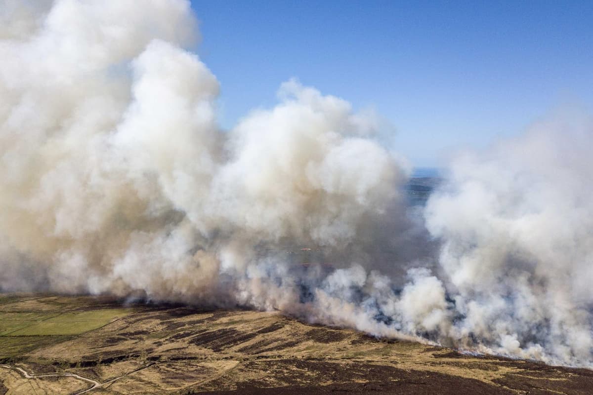 Firefighters still battling gorse fires in Glenariff and could possibly still be tomorrow
