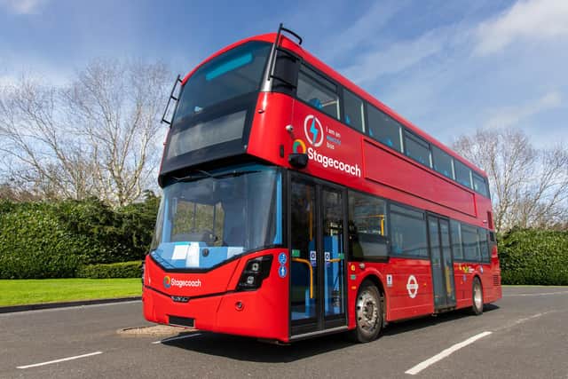 The new buses will be manufactured at Wrightbus’s headquarters in Ballymena, supporting hundreds of new high-skilled jobs to help level up and grow the economy