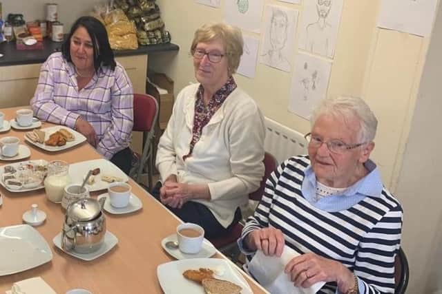 Members enjoying the luncheon club supported by C.O.A.S.T. (Causeway Older & Active Strategic Team) and run by The Glens Community Association. C.O.A.S.T were recently awarded a £479,876 grant from The National Lottery Community Fund to support 1,700 older people, to reduce isolation and improve wellbeing. This grant is part of an overall announcement of £4,693,921 of National Lottery funding benefiting 128 projects across Northern Ireland.