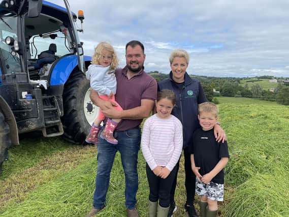 Vicki and Dale Byers and their children, Ina-Grace, Poppy and Charlie feature on UTV's Rare Breed