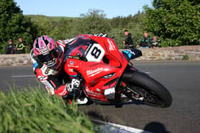 Davey Todd led the Superbike times on the Milwaukee BMW on Wednesday at the Isle of Man TT with a 131mph lap