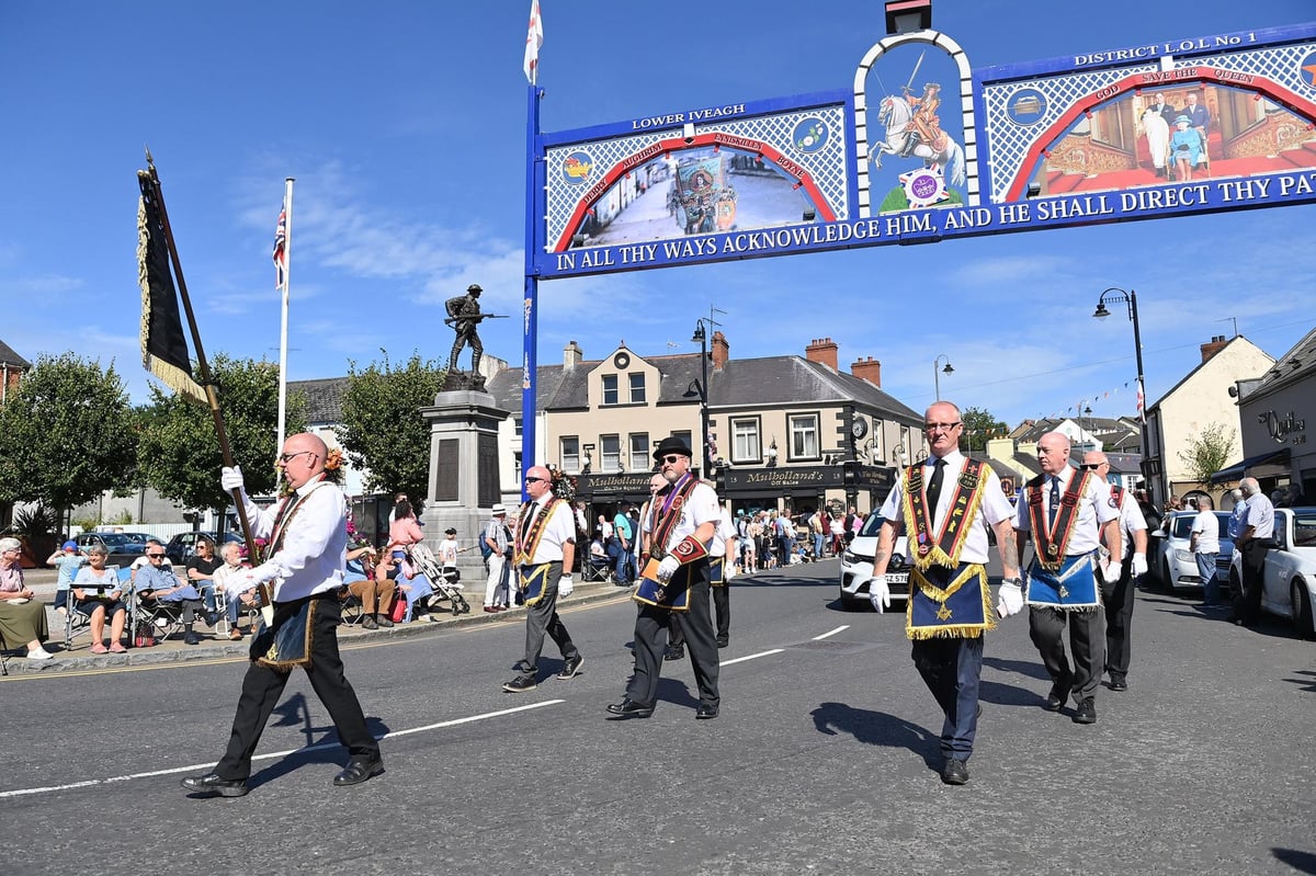 Royal Black Institution marks traditional end of parading season as thousands take to the streets