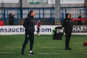 Oran Kearney is hoping his side can win a European play-off tie for the very first time as they travel to Glentoran this evening