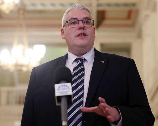 DUP leader Gavin Robinson said that Grok is not 'any more of a troublesome platform than other examples of AI'