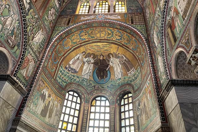 The Basilica di San Vitale in Ravenna.