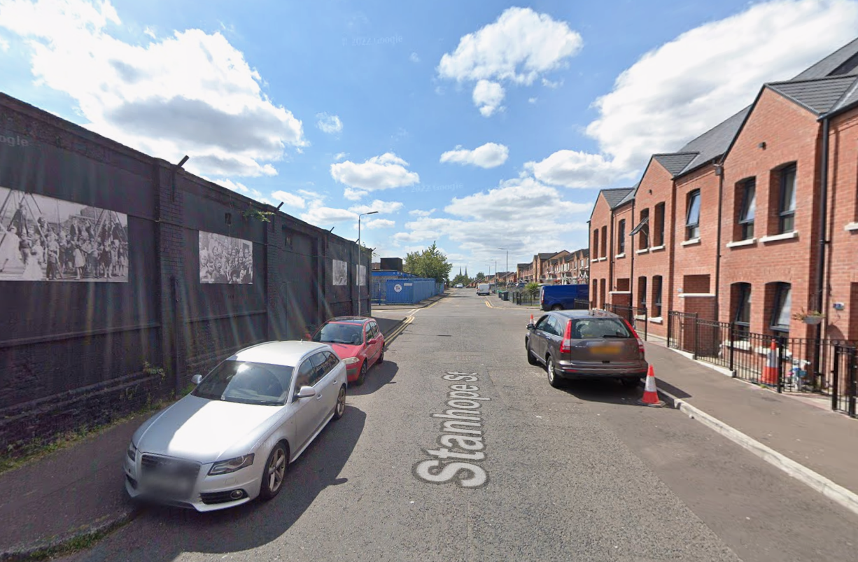 Police at scene after explosion in North Belfast