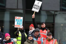 Press Eye - Belfast - Northern Ireland - 1st February 2023

Staff members at the University of Ulster in Belfast pictured on a picket line at university employees across Northern Ireland take industrial action over pay, working conditions and pensions.


Picture by Jonathan Porter/PressEye