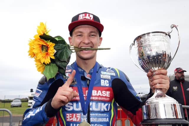 Nottingham's Richard Cooper won the Sunflower Trophy for the first time in 2018 on the Buildbase Suzuki at Bishopscourt.