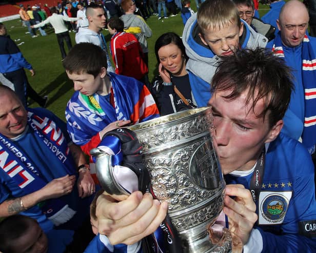 Albert Watson won the Irish League title with Linfield in 2011/12. PIC: William Cherry/Presseye