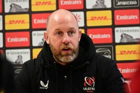 Ulster defence coach Willie Faloon. (Photo by Arthur Allison/Pacemaker Press)