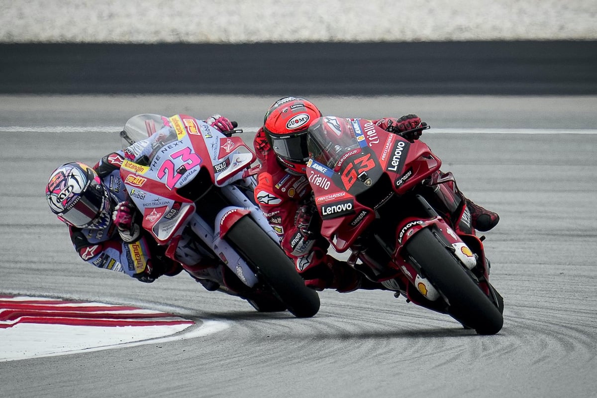 Pecco Bagnaia's MotoGP joy in Malaysia with victory over Enea Bastianini