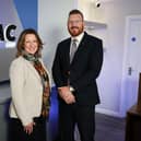 Northern Ireland's PAC Group to invest £1.3m following £2.8m contract wins. Pictured is Anne Beggs, director of trade and investment, Invest Northern Ireland and Darren Leslie, business development director, PAC Group.