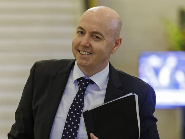 UUP leader Jon Burrows is under pressure to back the DUP in a key vote on Tuesday. Pic: Liam McBurney/PA Wire