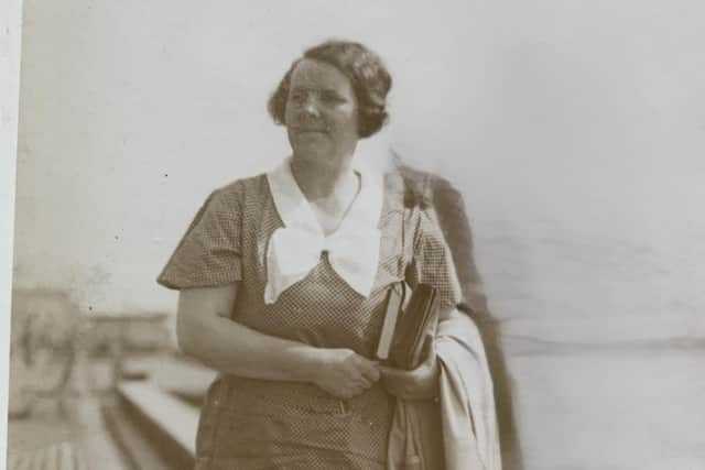 Sue Warner's grandmother, Audley Curson, who also served as a nurse in the armed forces.