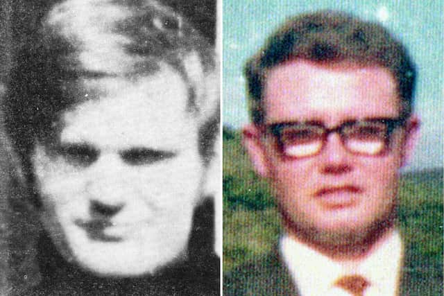 James Wray (left) and William McKinney who died on Bloody Sunday