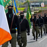 The committee report said the continued presence of paramilitaries was a ‘festering wound on society in Northern Ireland’