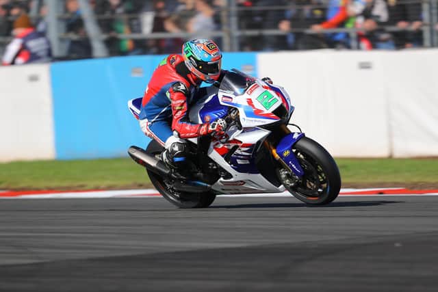 Honda Racing's Glenn Irwin claimed two podiums at Donington Park to move into second place in the British Superbike Championship going into the final round at Brands Hatch.